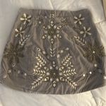 Free People  bright lights sequin and embroidered mini skirt size 0 Photo 1
