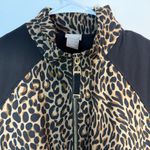Chico's Animal Print Bomber Jacket with Black Accents Photo 6