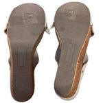 Montego Bay Club Tally Women's 8 Cross Cross Slide Sandal Cork Platform Wedge Photo 4