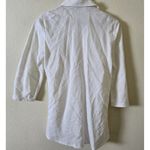 Richard Malcolm White Long Sleeve Bottom Up 100% Irish Linen Shirt Small Photo 5