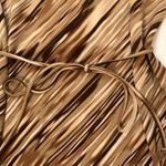 So Good USA strapless white and brown midi dress with tie belt size medium Photo 3