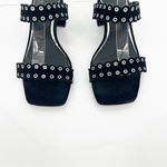Paige Viera Grommet Suede Slide On
Heeled Sandals 9.5 Black Photo 2