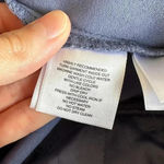 Anne Klein  Blue Business Casual Stretch Ankle Pants with Gold Buttons, Size 10 Photo 11