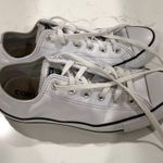 Converse White Low-Top Leather Sneakers Size women’s 9 Photo 0