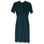 NEW Lulus Remarkable Forest Green Fitted Mini Dress Lace All Over Size XS Photo 1
