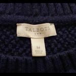 Talbots  100% Cotton Navy Blue Knit Sweater Medium Photo 4