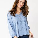 Sonoma NWT Women's Goods For Life® Volume Three Quarter Sleeve Top Size L Photo 0