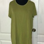 Lululemon OPEN BACK MODAL SILK BLEND GREEN TIE BACK TEE Photo 2