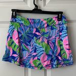 Lilly Pulitzer Blue Beleaf In Yourself AILA LUXLETIC SKORT Size M Photo 1