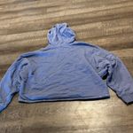 Adidas  Light Purple Cropped Hooded Sweatshirt Photo 3