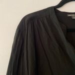 James Perse Black Flowy 3/4 Sleeve Blouse Lightweight Women's size 3 / Large Photo 2