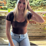 American Eagle Brown  bodysuit  Photo 0