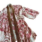 Soft Surroundings  Jakarta Open-Front Kimono Chiffon Embroidered Size L/XL Womens Photo 5