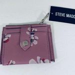 Steve Madden 🆕  Blush Pink & Floral Bi Fold Wallet Photo 0