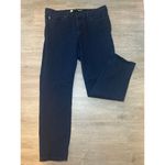 Karl Lagerfeld  Straight Leg Ankle Mid Rise Jeans Size‎ 14 Dark Wash RN54163 Photo 1