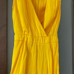 Bebe Vivid Yellow jumpsuit Photo 0