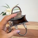 Coach NWT North/South Mini Tote Bag Charm In Signature Canvas Photo 4