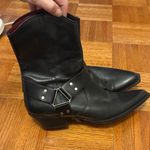 ZARA Cowboy Ankle Boots with Buckle Detail Photo 5