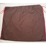 Coach  Dust Bag Brown Red Drawstring Large 18 x 23 Storage Cotton Photo 1