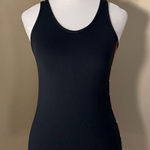 Lululemon  Black Tan Mauve Blue Color Block Stripe Shape Tank Size 4 Photo 0