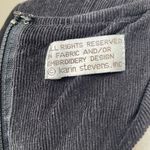 Vintage 80s Karin Stevens Black Corduroy Modest Prairie Dress 8 Photo 11