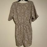 Animal Print Romper Brown Size M Photo 1