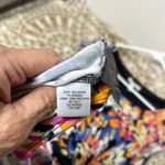 Dana Buchman  Abstract Colorful Ruched Midi Sundress Photo 8