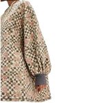 Free People FP We The Free Coastal Printed Crew Tunic Dress in Terracotta Combo Size Medium Photo 3