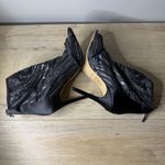 ALDO  Heels Womens Size 7 Black Sequin Mesh Peep Toe Stiletto Ankle Boots Party Photo 5