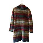 Ultra Flirt  Turtleneck Knit Sweater Dress Front Pockets Colorful Vibrant Sz 1X Photo 2