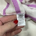 Loft Striped Drop Shoulder Henley Sweater Photo 3