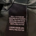 7 For All Mankind Green Faux Leather Elastic Waist Mini A-Line Flared Skirt Sz M Photo 4