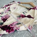 Lulu’s French Countryside Blush Floral Print High Low Hem Midi Dress Size S Purple Photo 10