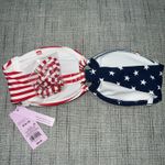 Wild Fable  American Flag Strapless Bikini Top Photo 1