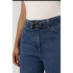Ralph Lauren Lauren  Belted Denim Jeans Women's‎ Size 8 Dark Wash Photo 1
