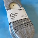 Sonoma NWT Everyday Sneaker Liner Socks 5- Pairs Photo 0