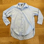 Massimo Dutti  - Long Sleeve Button Up Shirt in Pale Blue Photo 0