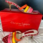 Christian LaCroix Ribbon Flash Pink Heels Photo 0