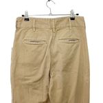Nili Lotan Military Jogger Pants Size 2 Barley Tan Cropped High Rise Cotton Brown Photo 5
