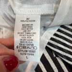 IC By Connie K Asymmetrical Abstract Tunic Blouse Red White Black Size Large Photo 4