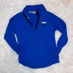 PINK - Victoria's Secret Royal blue PINK Victoria Secret half snap sweater Photo 0