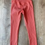 Athleta Alicia Keys x  Orange Ribbed Leggings XS Photo 3