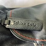 Sabrina Scala Leather Satchel Bag Black Photo 1