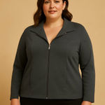 Bechamel Charcoal Gray Apparel Zip Photo 0