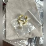 Loren Stewart X Curateur | Deux Open Band Ring | 14K Gold Over Brass| NWT Photo 12