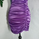 Grass Collection Grass Jeans Collection Purple Ruched Halter Dress Photo 2