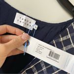 Tanya Taylor  Nicola Belted Check Print Dress Blue 20 Photo 3