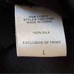 100% silk Twelfth Street Cynthia Vincent Black Jogger Pants Women’s Size L Size L Photo 12