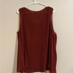 Lucky Brand 5/$55 !! 🔥  Rust Sleeveless Blouse Photo 2