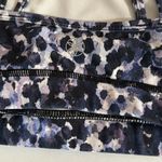 Gaiam  SPORTS BRA Black Blue Purple Cheetah Print Photo 3